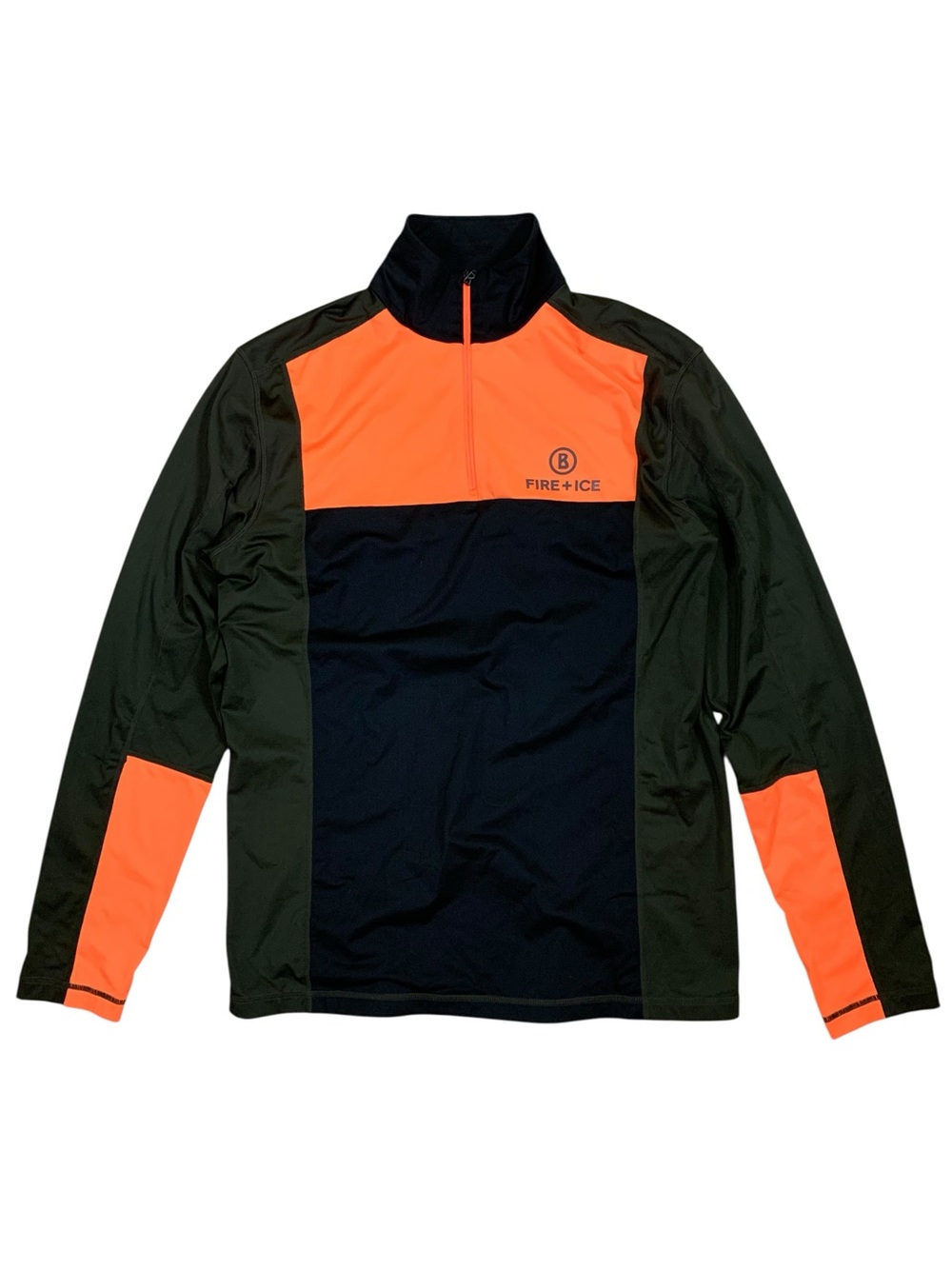 Bogner Fire Ice Men’s Berkan First Layer Ski Base Layer Quarter Zip XL Sporty